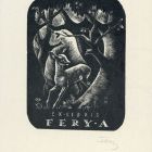 Ex libris - Fery A(ntal) - ipse