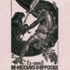 Ex libris - dr Nicolaus G Lippoczy