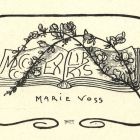 Ex libris - Marie Voss