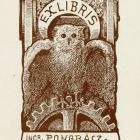 Ex libris - ing -r. Pongrácz