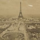 Épületfotó - A Trocadero Park és a Champs de Mars látképe az 1900. évi párizsi világkiállításon