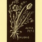 Ex libris - Alma Petz