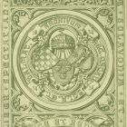 Ex libris - Archivum: Croatiae, Slavoniae, Dalmatiae; Zágráb