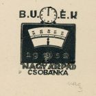 Alkalmi grafika - Újévi üdvözlőlap: BUÉK Nagy Árpád Csobánka