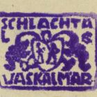 Ex libris - Schlachta László vaskalmár Debrecen