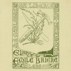 Ex libris - Emile Briere Alencon