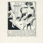 Ex libris - bibliotheca erotica B .M .Benes