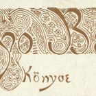 Ex libris - Csapó Béla könyve