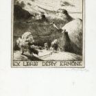 Ex libris - Déry Ernőné