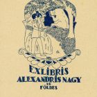 Ex libris - Alexandris Nagy de Földes