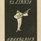 Ex libris - A. Hamburger