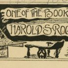 Ex libris - Harold S. Rogers