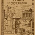 Ex libris - Dr. Arwid Liersch