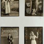 Terv - négy plakát: Mattoni féle Biessübler; „ The Studio ” Almanac 1896; Dreher Antal Kőbányai Serfőzde; „
Cacao".